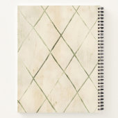 Mohn | Boho Art Personalisiertes Bullet Journal Notizblock (Rückseite)