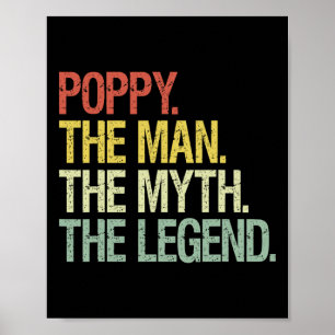 Mohn den Mann, den Mythos, die Legende Väter Gesch Poster