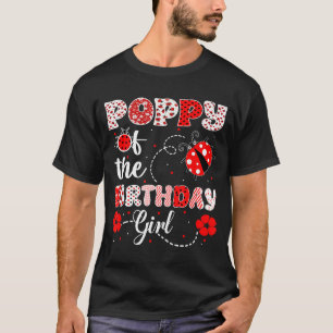 Mohn der Geburtstagsfeier - Familie Marienkäfer T-Shirt