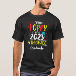 Mohn der Klasse 2023 4. Klasse T-Shirt