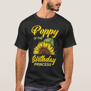 Mohn des Geburtstagskind Sonnenblumen-Matching Fam T-Shirt
