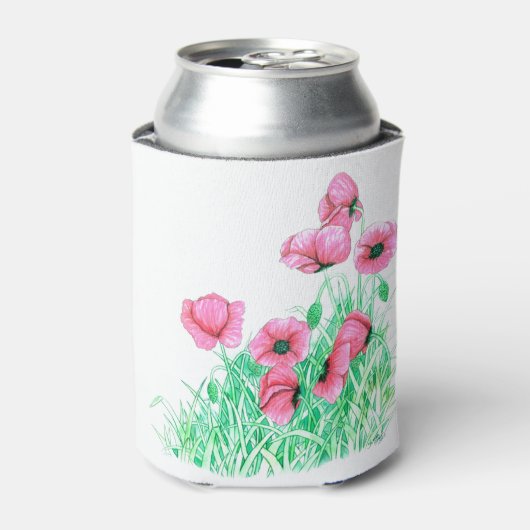 Mohn Dosenkühler (Kanne Vorderseite)