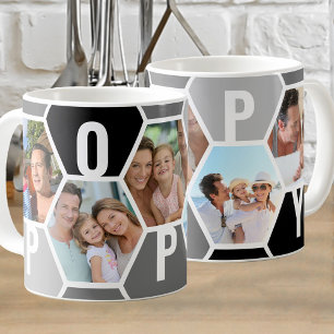 Mohn Editable 5 Foto 5 Buchstabe Wabenhonig Kaffeetasse