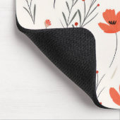 Mohn Eleganz Mousepad (Ecke)