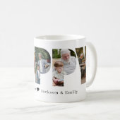 Mohn-Foto-Collage zum Vatertag Kaffeetasse (VorderseiteRechts)