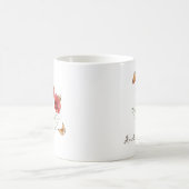 Mohn Geburtsmonatsblume Kaffeetasse (Mittel)
