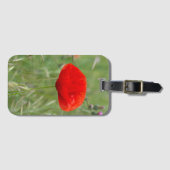 Mohn Gepäckanhänger (Vorderseite (Horizontal))