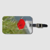 Mohn Gepäckanhänger (Vorderseite (Horizontal))