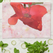 Mohn Geschirrtuch (Gefaltet)