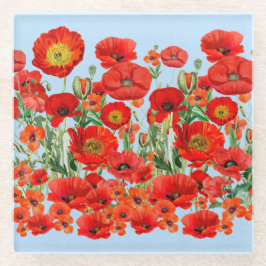 Mohn Glasuntersetzer