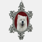 Mohn gleich schneeflocken Zinn-Ornament (Links)