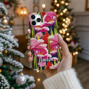 Mohn im Cartoon-Stil - Künstlerische Handyhülle iPhone 16 Pro Hülle