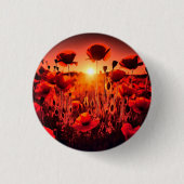 Mohn im Gegenlicht Button (Vorderseite)