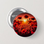 Mohn im Gegenlicht Button (Vorne & Hinten)