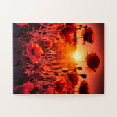 Mohn im Gegenlicht Puzzle (Horizontal)