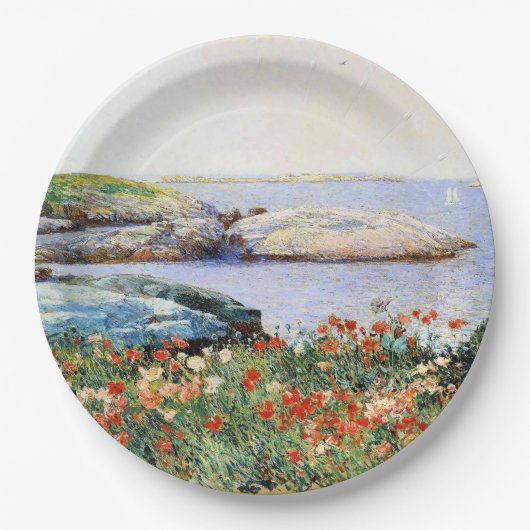 Mohn, Isles of Shoals, Pappteller (Vorderseite)