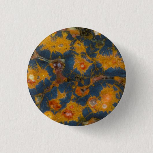 Mohn-Jasper Button (Vorderseite)