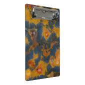 Mohn-Jasper Mini Klemmbrett (Schrägansicht)