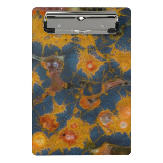 Mohn-Jasper Mini Klemmbrett (Vorderseite)