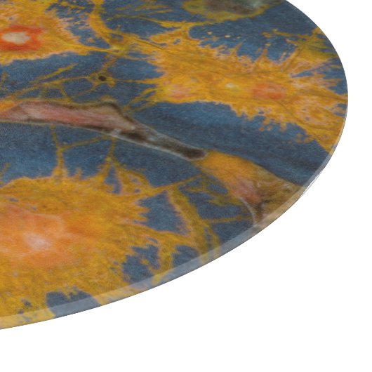 Mohn-Jasper Schneidebrett (Ecke)