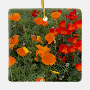 Mohn Keramikornament