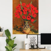 Mohn, Kunst von Stefan Luchian, Poster (Heimbüro)