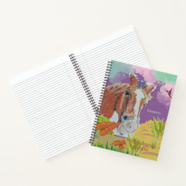 Mohn lächelt bunt. notizblock