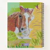 Mohn lächelt bunt. notizblock (Rückseite)