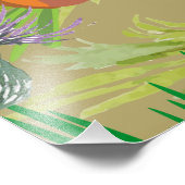 MOHN LÄCHELT FOTODRUCK (Ecke)