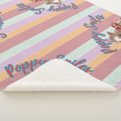 Mohn lächelt Streifen Sherpadecke (3/4)