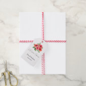 Mohn | Lass Liebe wachsen Hochzeitssamen Geschenkanhänger (Mit Garn)