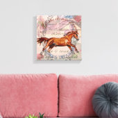 Mohn Leinwanddruck (Insitu (Wohnzimmer))