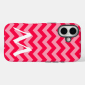 Mohn Marokkanisch Moods Chevrons mit Monogramm Case-Mate iPhone Hülle (Rückseite (Horizontal))