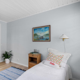 Mohn-Minimalismus der Wildblumen Kissen