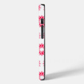 Mohn Modern Sunbursts Case-Mate iPhone Hülle (Rückseite / Links)