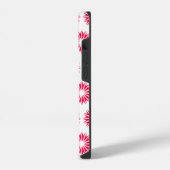 Mohn Moderne Sonnenstrahlen iPhone Hülle (Linke Seite)