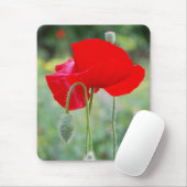 Mohn Mousepad (Mit Mouse)