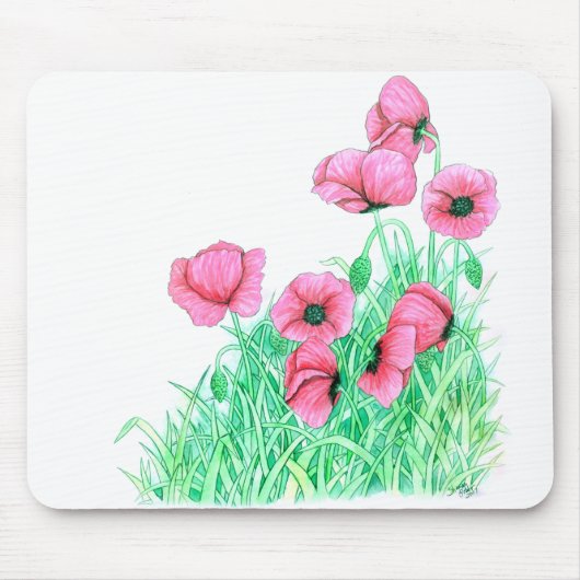 Mohn Mousepad (Vorne)
