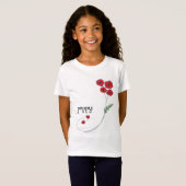 Mohn Name Mädchen Blumen T-Shirt (Vorne ganz)
