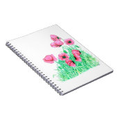 Mohn Notizblock (Rechte Seite)