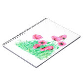 Mohn Notizblock (Linke Seite)