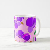 Mohn (Papaver somniferum) Lilac Kaffeetasse (VorderseiteRechts)