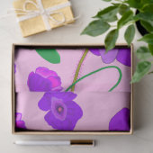 Mohn (Papaver somniferum) Lilac Seidenpapier (Geschenk)