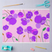 Mohn (Papaver somniferum) Lilac Seidenpapier (Basteln)