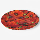 Mohn Pappteller (Schrägansicht)