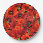 Mohn Pappteller (Vorderseite)
