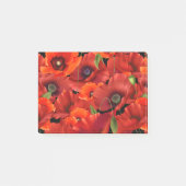 Mohn Post-it Klebezettel (Vorderseite)