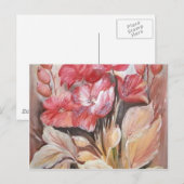 Mohn Postkarte (Vorne/Hinten)