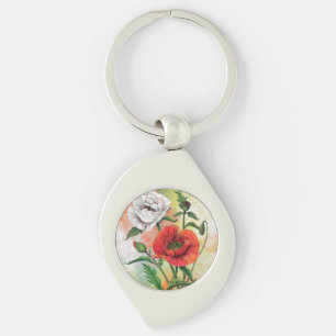Mohn Schlüsselanhänger