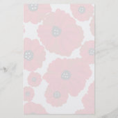 Mohn Schreibpapier mit Randtext Briefpapier (Rückseite)